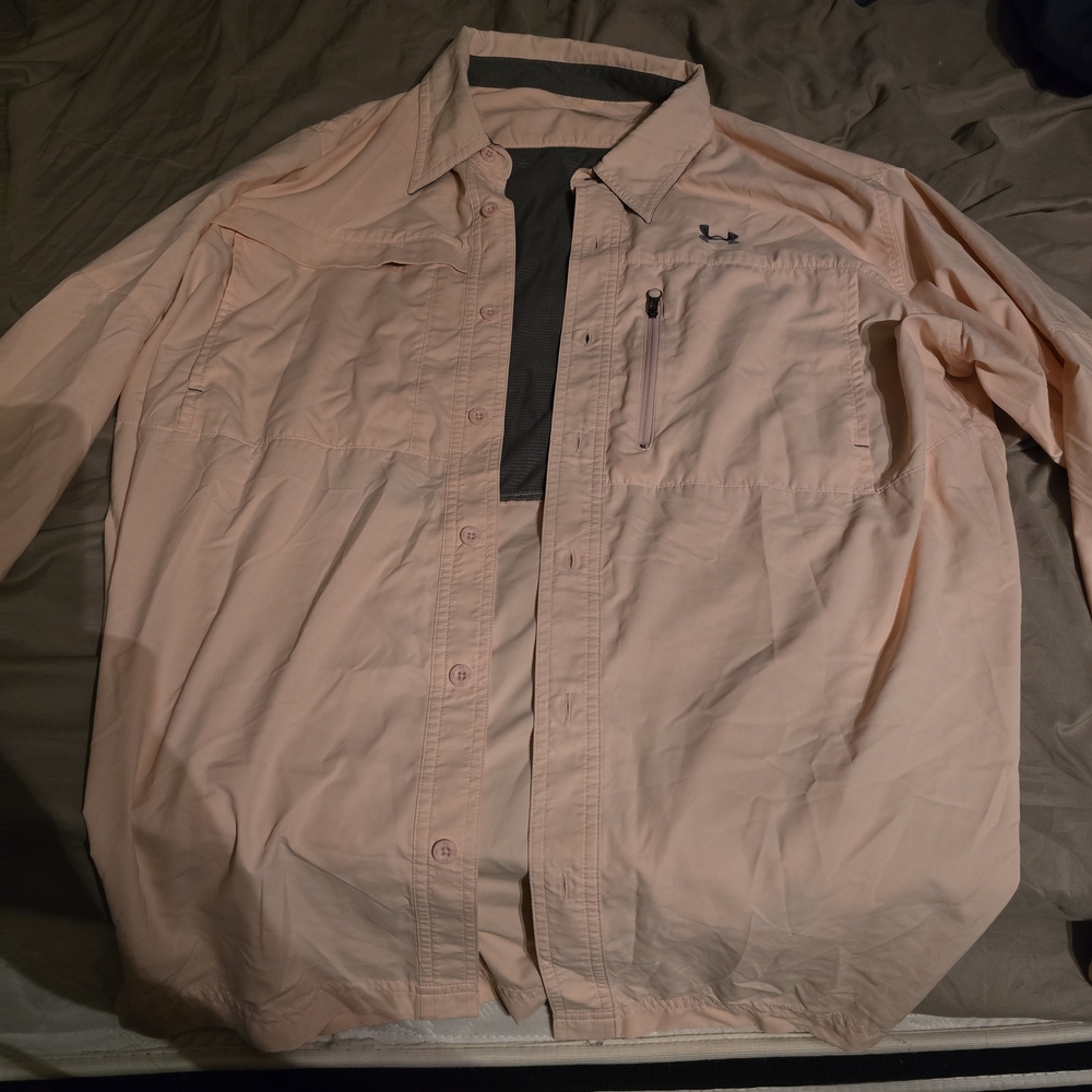 Under Armour Light Pink Shirt Jacket